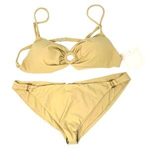 Kittinish | Bikini Bathing Suit Nude Tan Beige Two Piece XL New